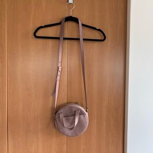Madewell mini circle bag in lavender